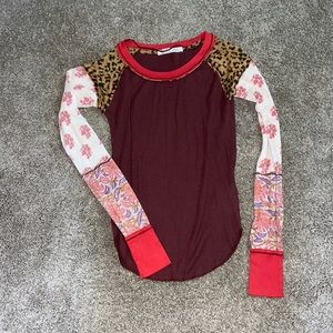 Free People Long Sleeved Tee